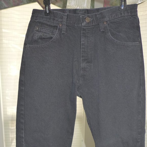 Wrangler® Five Star Premium Denim Regular Fit Jeans Coal Black (96501CB) - Picture 2 of 5